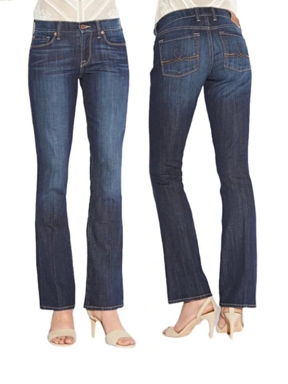 LIKE NEW! Lucky Brand "Sofia" Bootcut Ankle Length Jeans Size 14/32